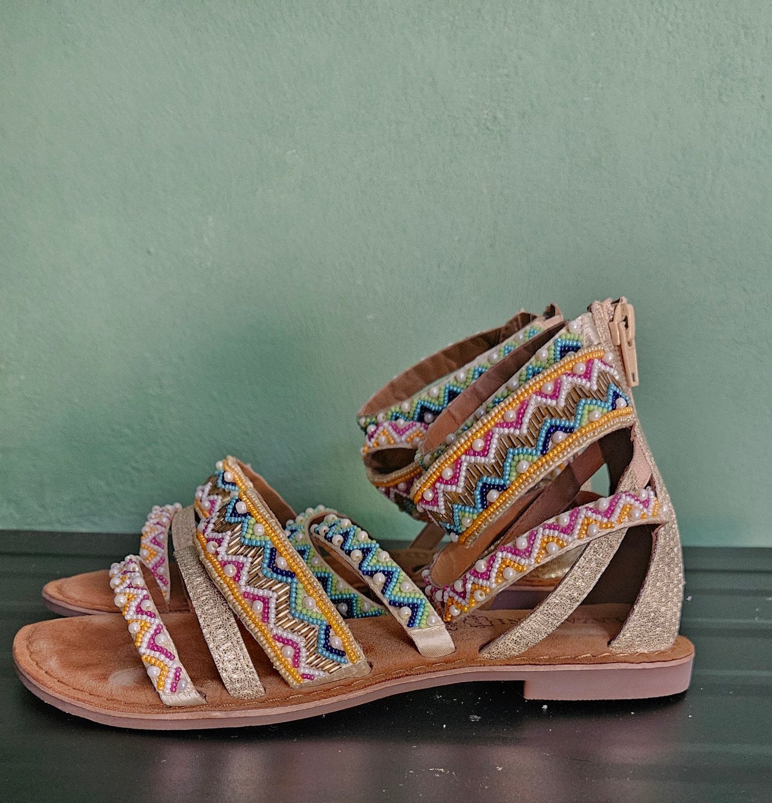 lazamani sandalen, Lazamani, Gedragen, Sandalen of Muiltjes, Ophalen of Verzenden