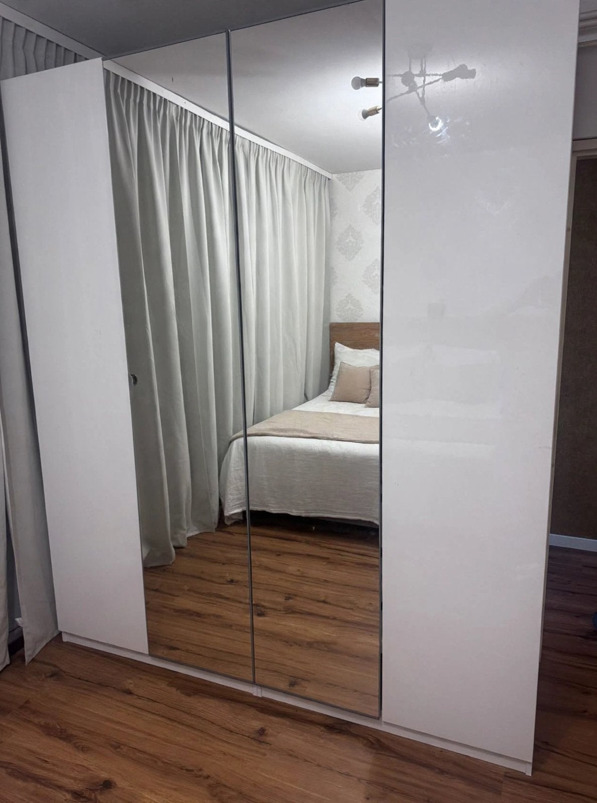 IKEA 2x pax 236 compleet kledigkast wit plank lade deuren, Ophalen, Overige materialen, 200 cm of meer, Met klep(pen)