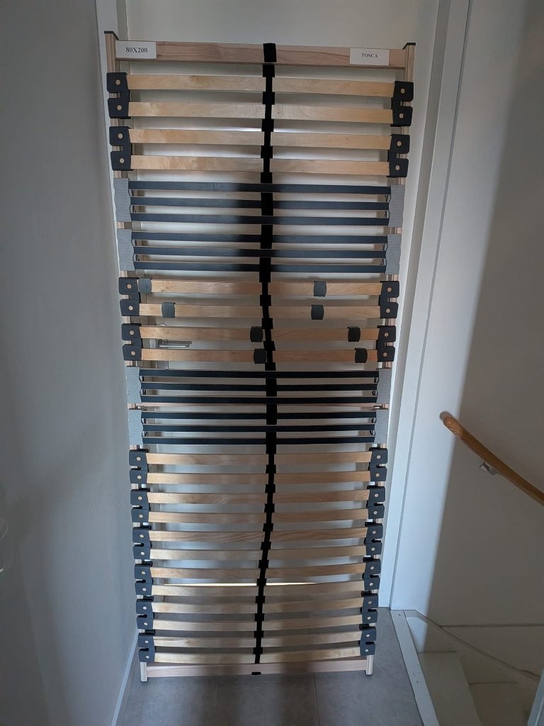 Lattebodem LeenBakker (80 x 200) 2 Stuks, Huis en Inrichting, Slaapkamer | Matrassen en Bedbodems, Ophalen, Gebruikt, Eenpersoons