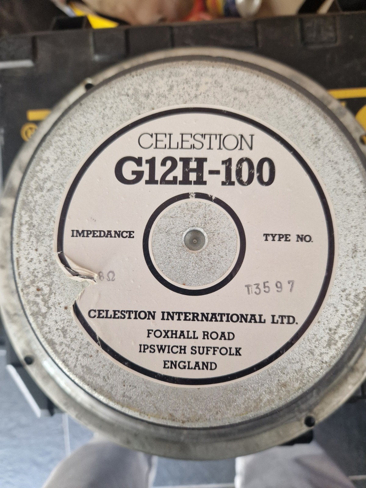 celestion g12h-100 vintage driver, Audio, Tv en Foto, Luidsprekers, Ophalen of Verzenden, Gebruikt, 60 tot 120 watt, Overige merken
