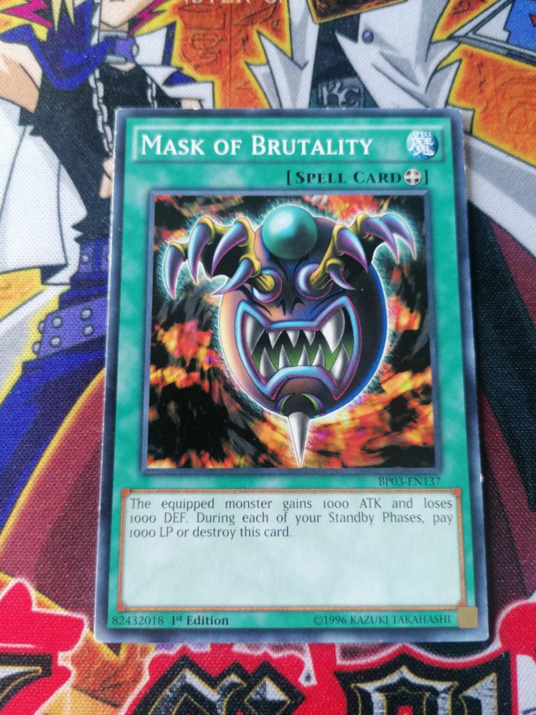 Mask of Brutality - BP03 - Yu-Gi-Oh, Ophalen of Verzenden, Zo goed als nieuw