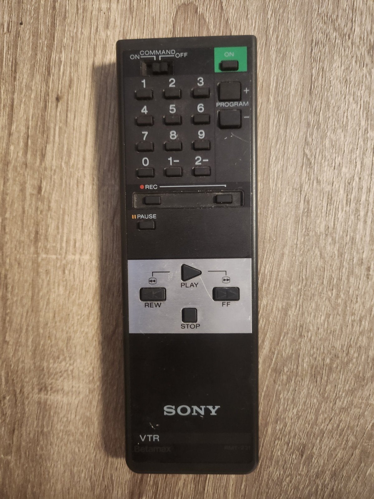 Sony VTR Betamax Afstandsbediening - Vintage, Ophalen of Verzenden, Gebruikt, Origineel, Vhs