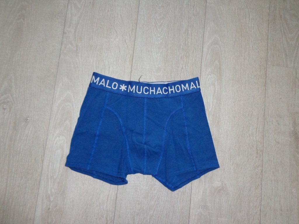 blauwe jongensboxer van Muchachomalo, maat 176, Ophalen of Verzenden, Zo goed als nieuw, Jongen, Nacht- of Onderkleding