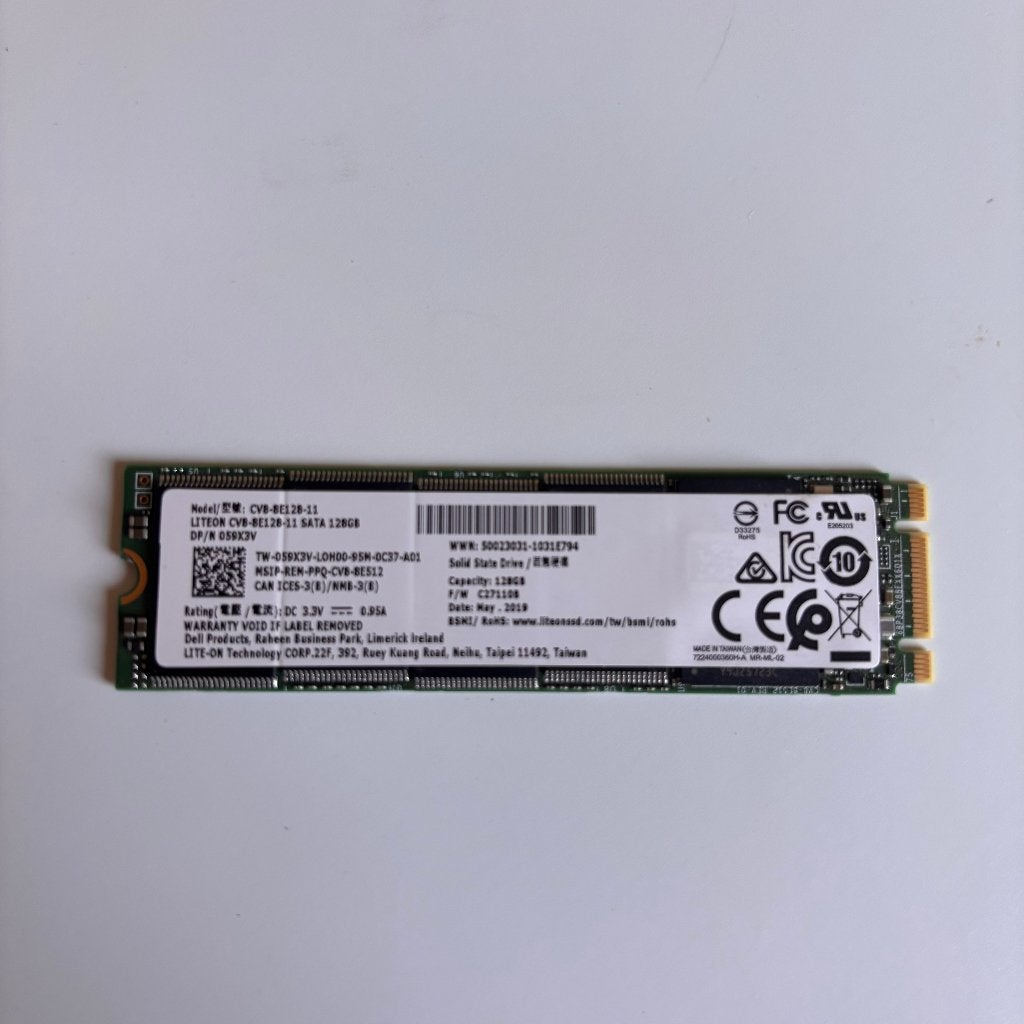 LITEON CV8-8E128-11 M.2 SATA 128GB, Gebruikt, Lite-on, Ophalen of Verzenden, Laptop