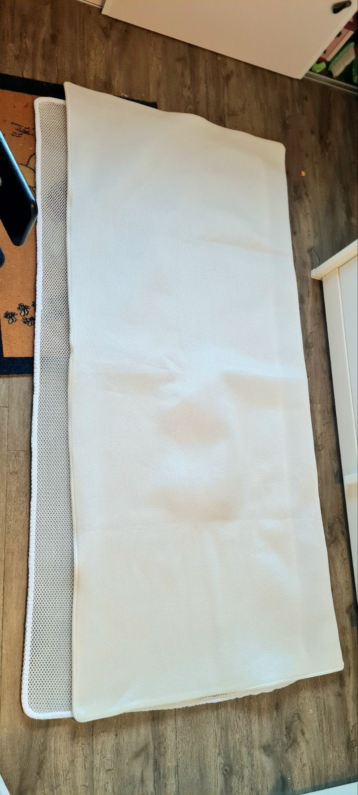 Aerosleep matrastopper/matrasbeschermer 2delig 1persoons, Kinderen en Baby's, Jongetje of Meisje, Wit, Overige typen, Nieuw