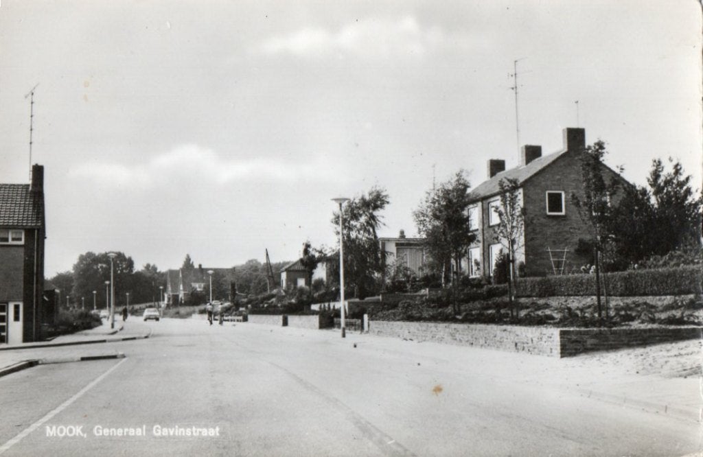 NS134 Mook 1966 Ge. Gavinstraat uitg: Essers Rijksweg, Verzenden, 1960 tot 1980, Ongelopen, Limburg