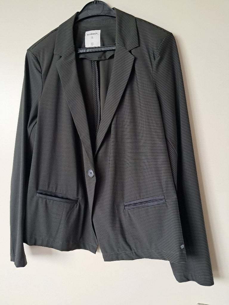 Travelstof jasje Sandwich XXL, Zwart, Maat 46/48 (XL) of groter, Ophalen of Verzenden, Zo goed als nieuw