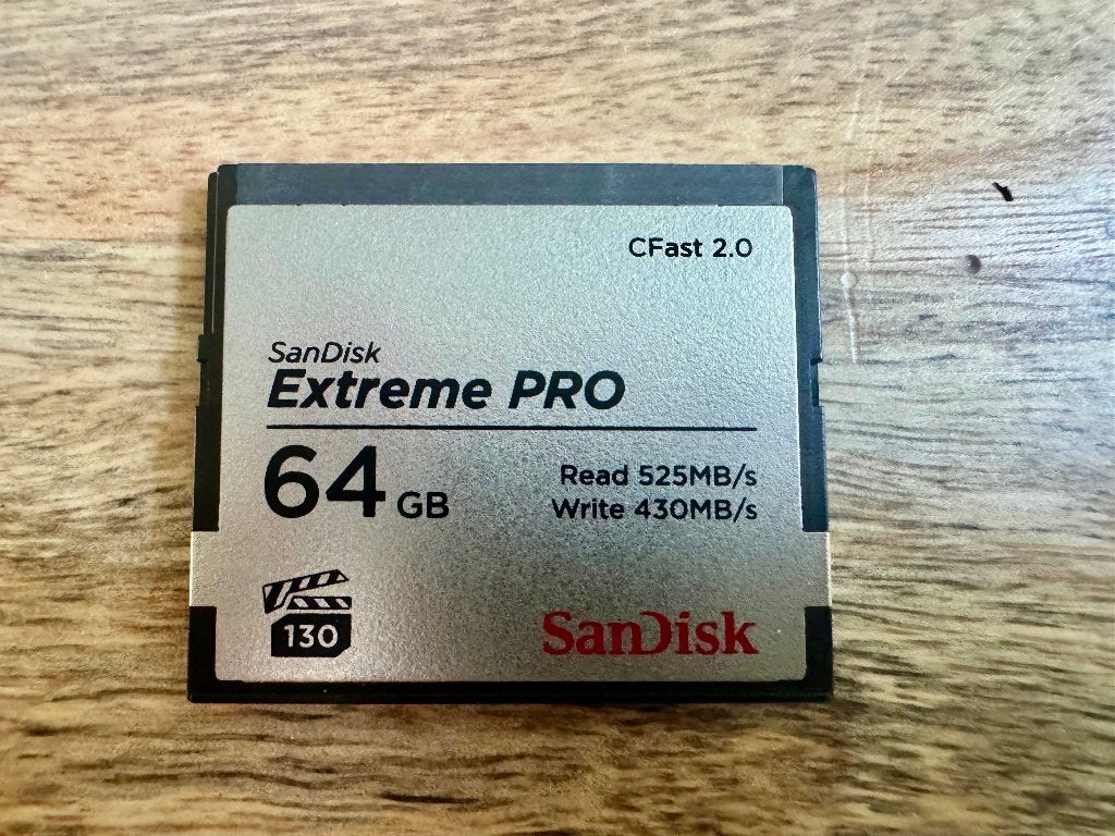sandisk extreme pro 64gb, SDXC, Ophalen of Verzenden, Zo goed als nieuw, Fotocamera