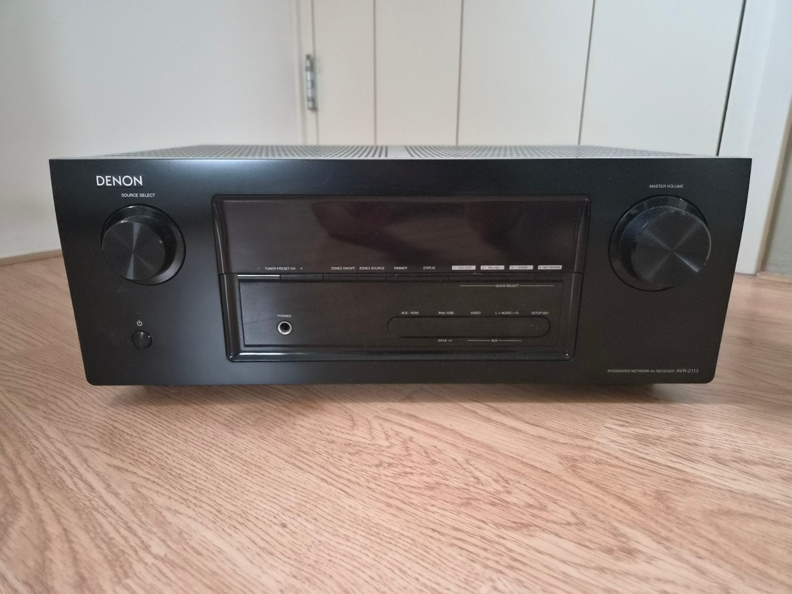 Denon AVR-2113 Geïntegreerde Netwerk AV Receiver, Ophalen of Verzenden, Zo goed als nieuw, 120 watt of meer, Denon