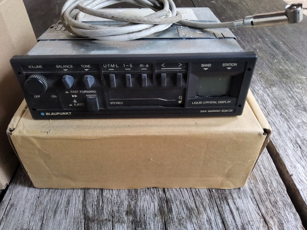 Blaupunkt San marino SQM 20 autoradio Vintage, Ophalen of Verzenden, Gebruikt