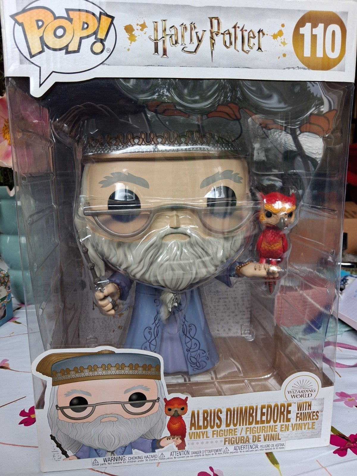 Jumbo Funko Pop - Wizard World - Albus Dumbledore & Fawkes, Ophalen of Verzenden, Zo goed als nieuw