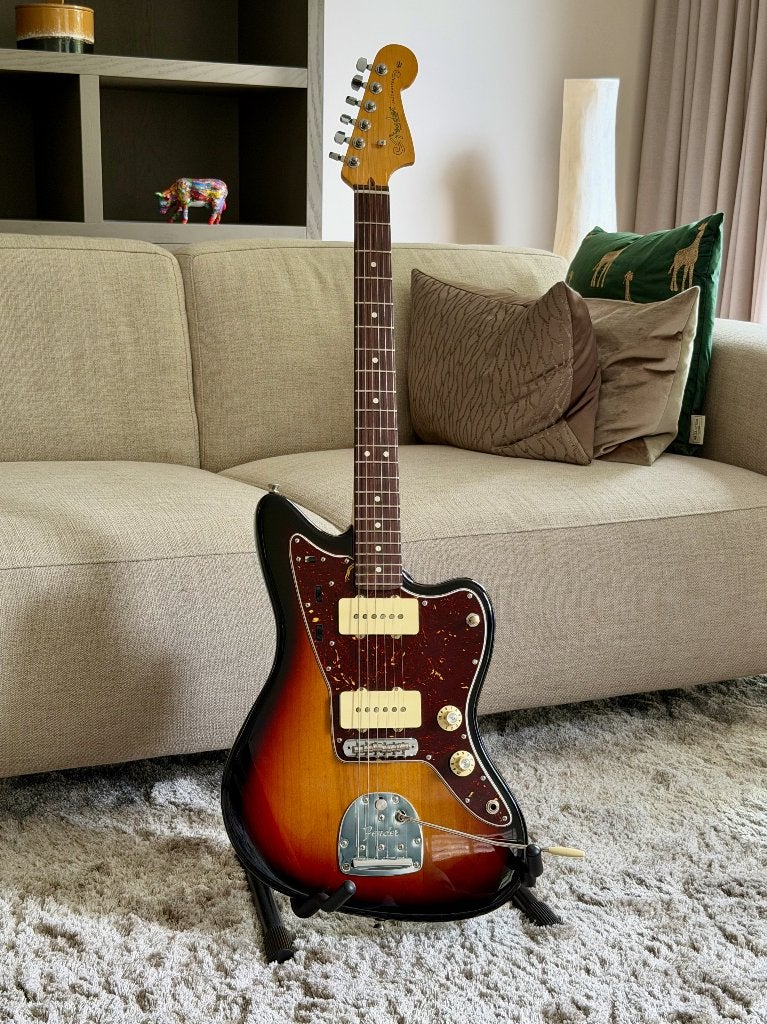 Fender American Professional II Jazzmaster 3-Color Sunburst, Ophalen, Zo goed als nieuw, Solid body, Fender