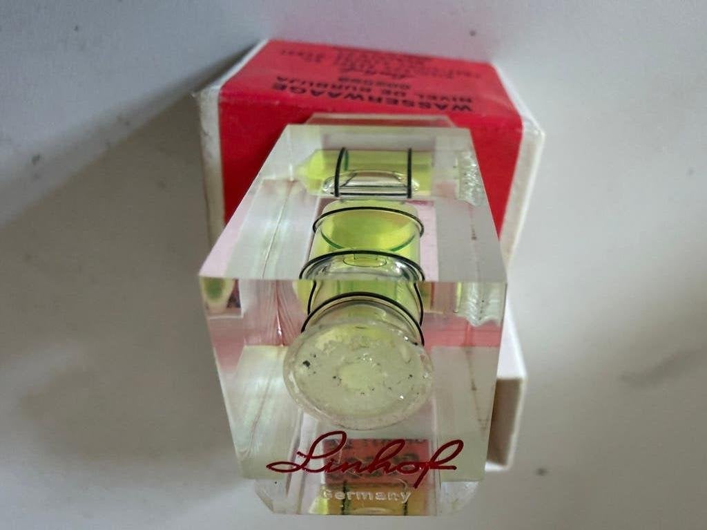 Linhof leveling-balhoofd en ‘Wasserwaage’, Ophalen of Verzenden, 1960 tot 1980, Overige typen