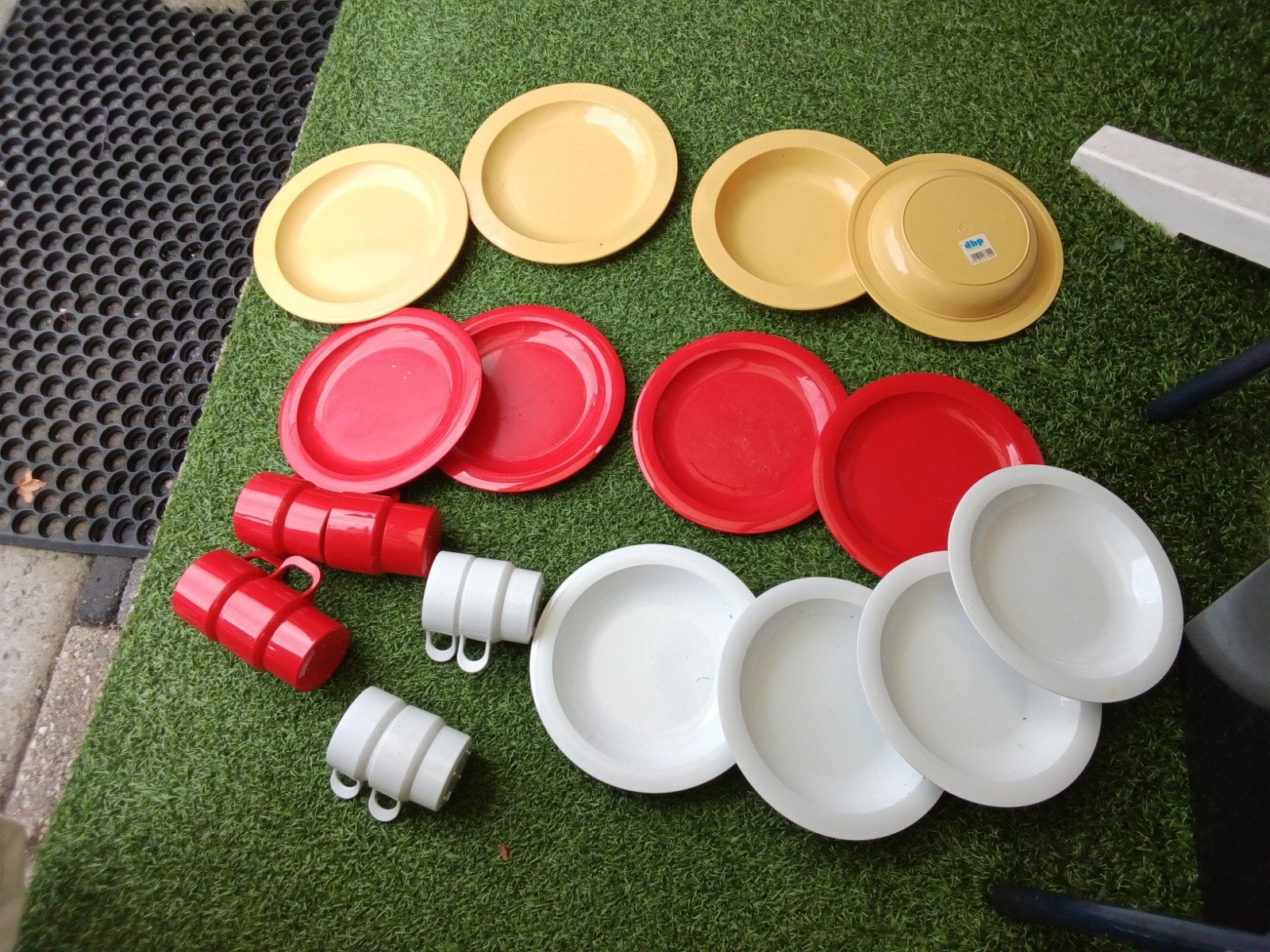 plastic servies coppla en DBP, Ophalen of Verzenden, Overige materialen, Overige stijlen, Bord(en)