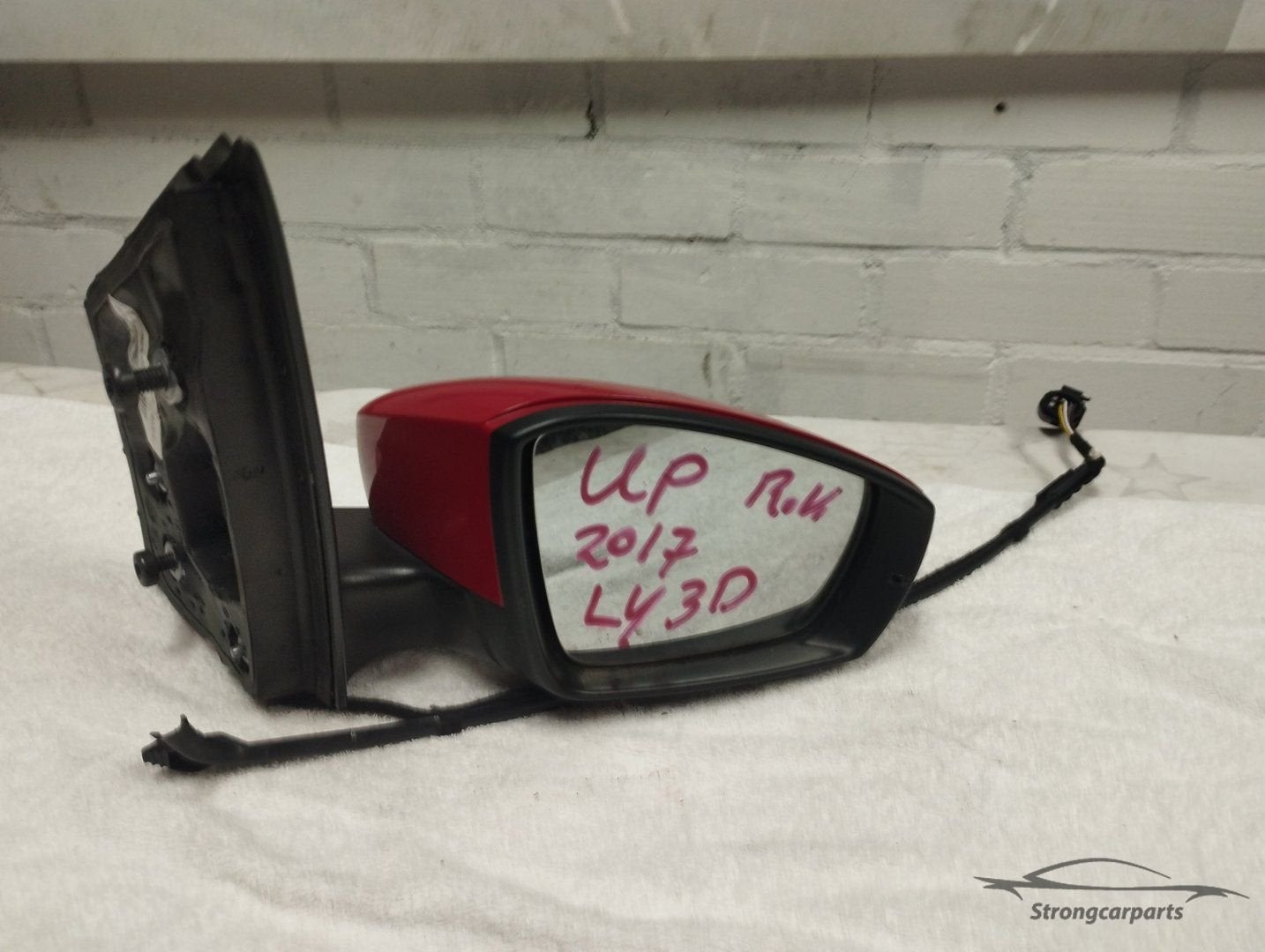 Buitenspiegel VW Up rechts elektrisch kleur LY3D 1S1857502BG, Auto-onderdelen, Seat, Gebruikt, -, -