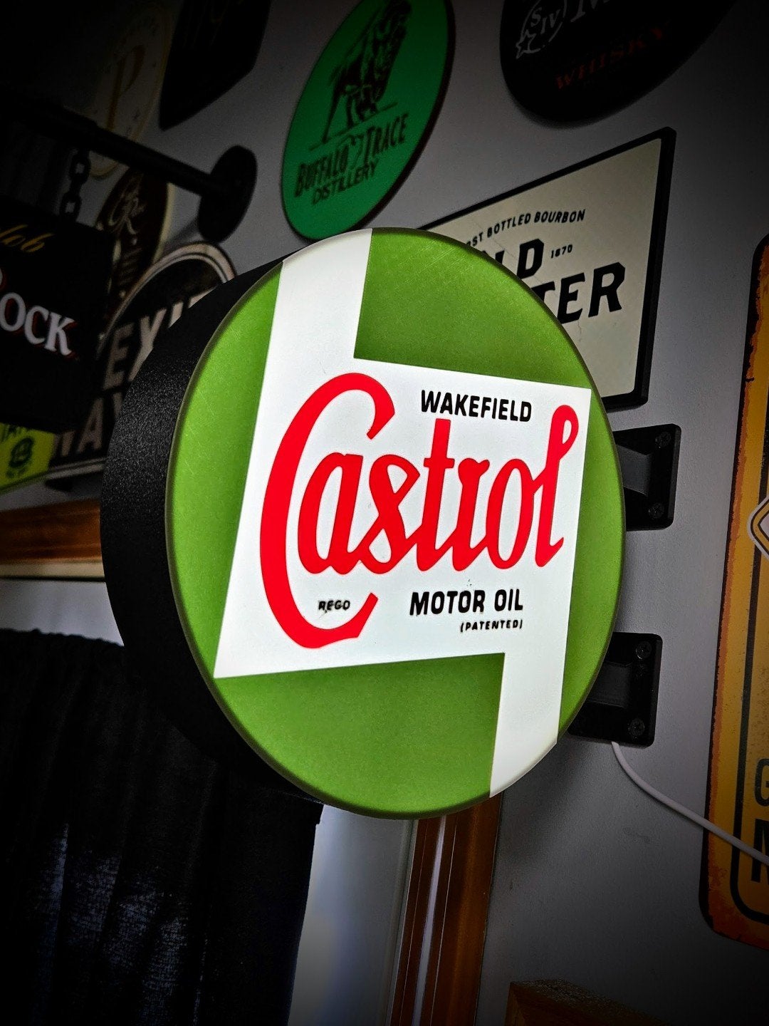 Castrol Lichtbak - Blikvanger voor Autoliefhebbers, Ophalen of Verzenden, Nieuw, Lichtbak of (neon) lamp