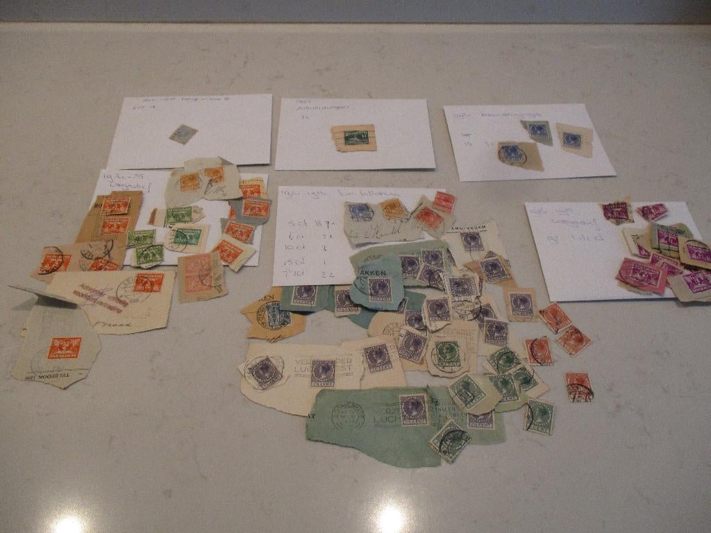 postzegels, Postzegels en Munten, Ophalen of Verzenden, T/m 1940, Gestempeld