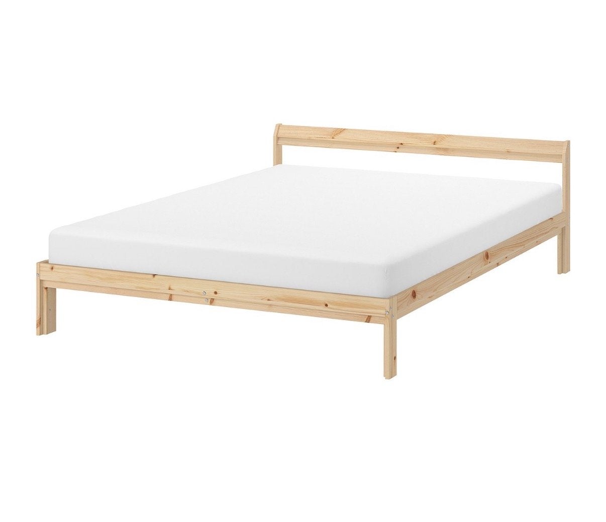 Houten tweepersoonsbed frame - IKEA, Huis en Inrichting, Ophalen, Gebruikt, Overige kleuren, Tweepersoons