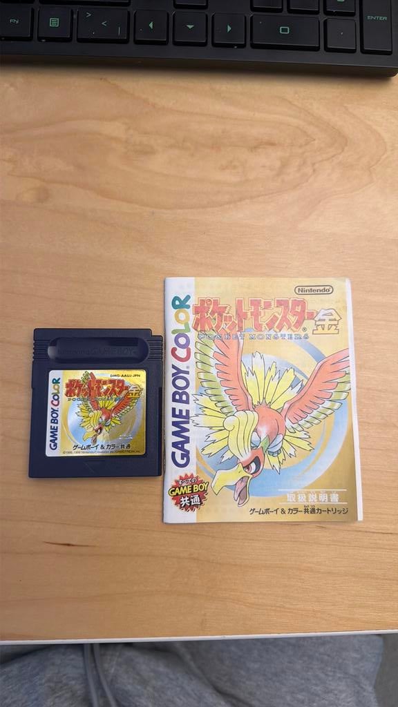 GameBoy Pokemon Gold (los met handleiding), Spelcomputers en Games, Games | Nintendo Game Boy, Ophalen, 1 speler, Zo goed als nieuw
