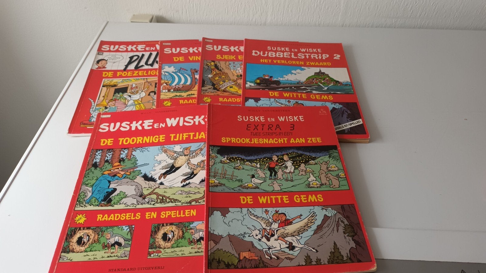 6 Suske en Wiske stripboeken - Diverse titels, Ophalen of Verzenden