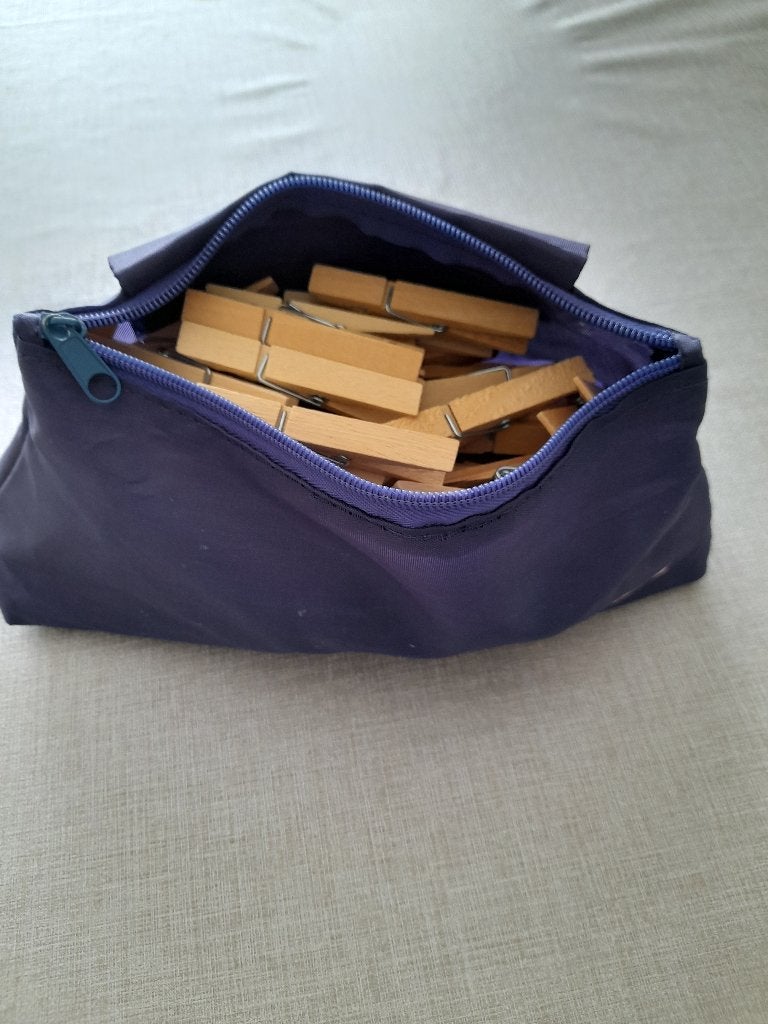 Wasknijper tasje, gevuld, Ophalen of Verzenden, Zo goed als nieuw, Overige typen