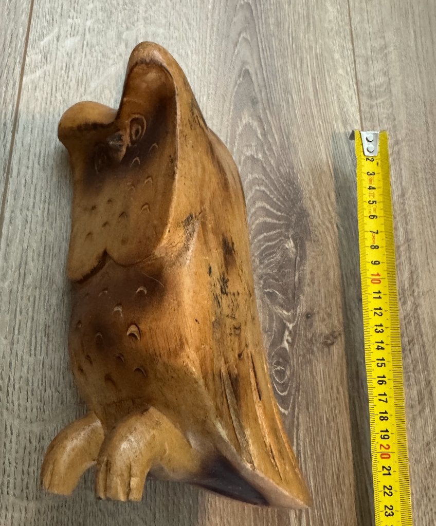 houten beeld | uil, Antiek en Kunst, Ophalen