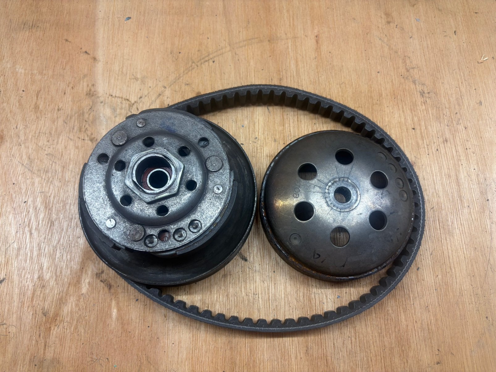 Koppeling set piaggio 2t 50cc, Motoren, Ophalen of Verzenden