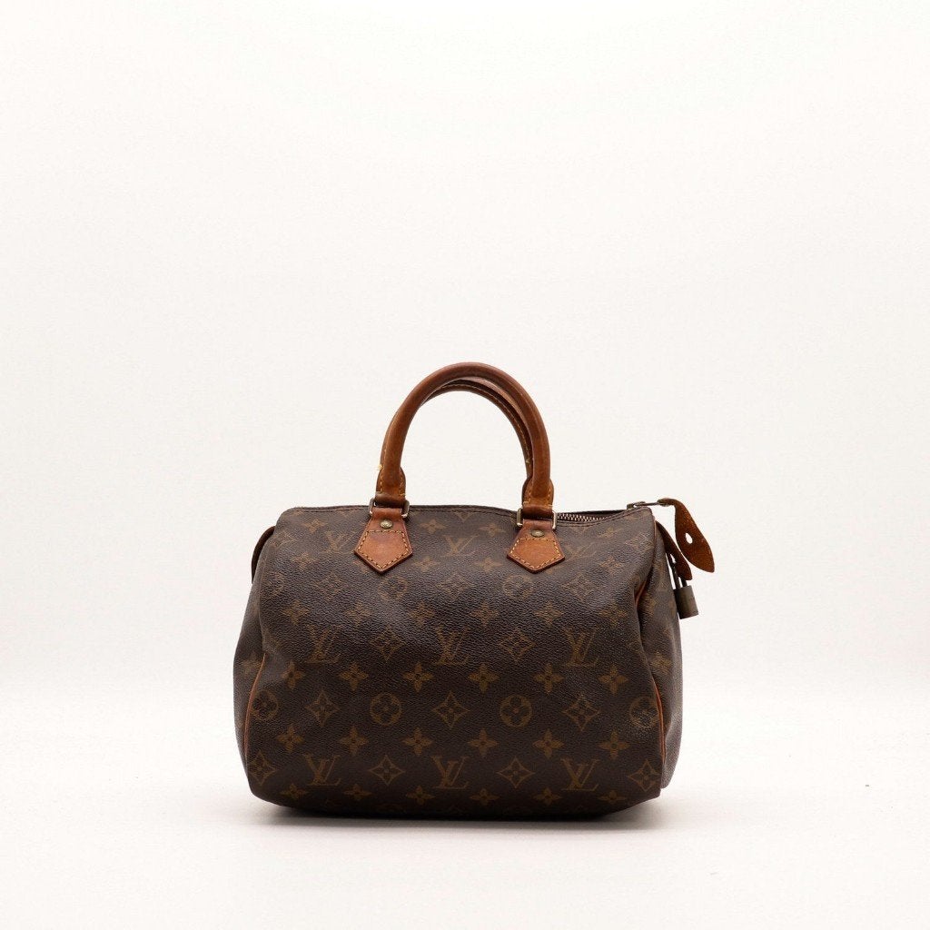 Louis Vuitton Speedy 25 canvas 25x19x15 cm handtas, Verzenden, Gebruikt, Bruin, Handtas