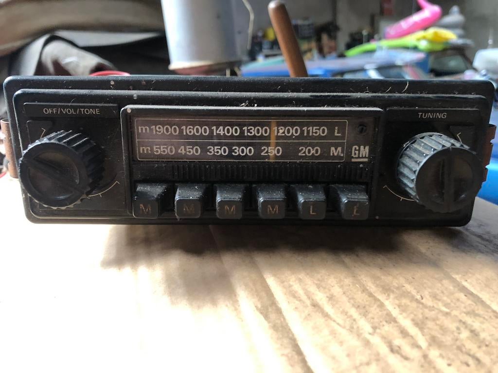 Autoradio Oldtimer GM, Ophalen, Gebruikt