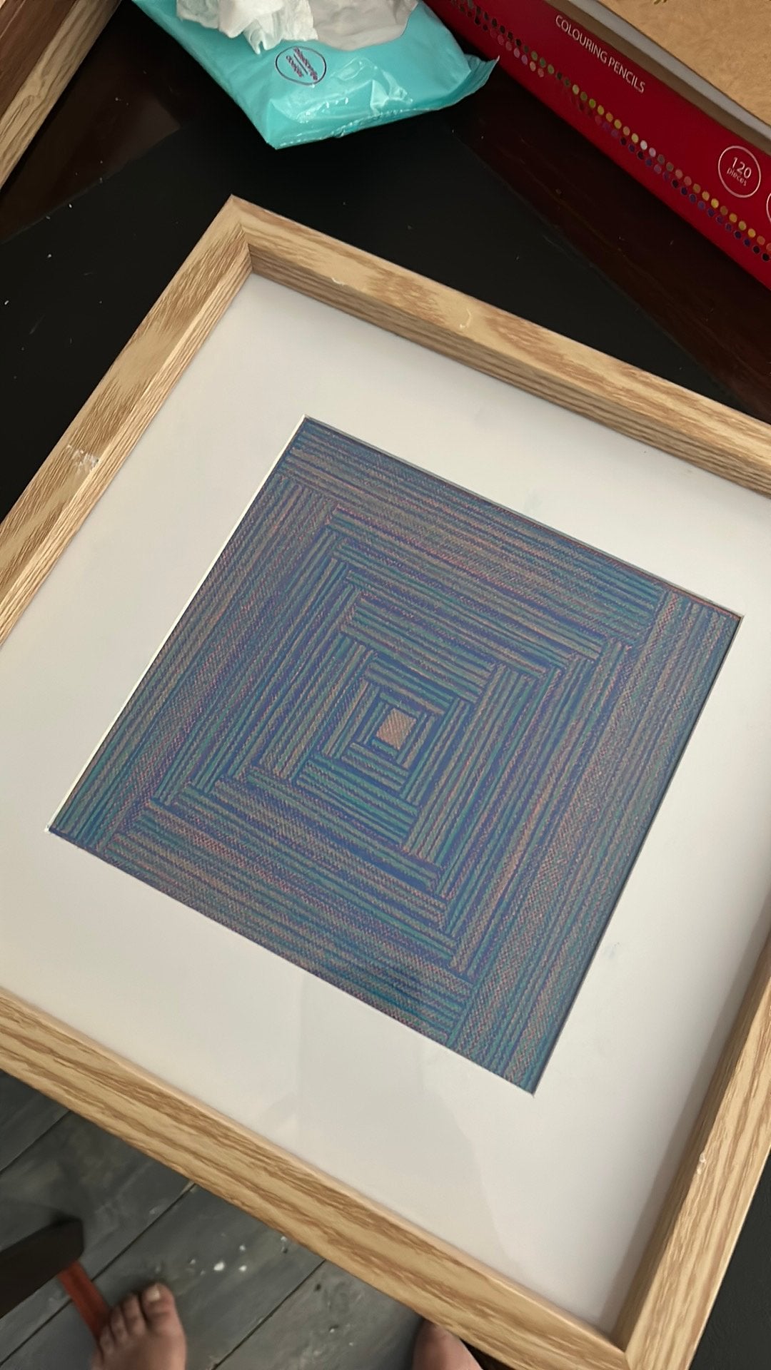 Lijntjes kunst, Ophalen, Zo goed als nieuw, Hout