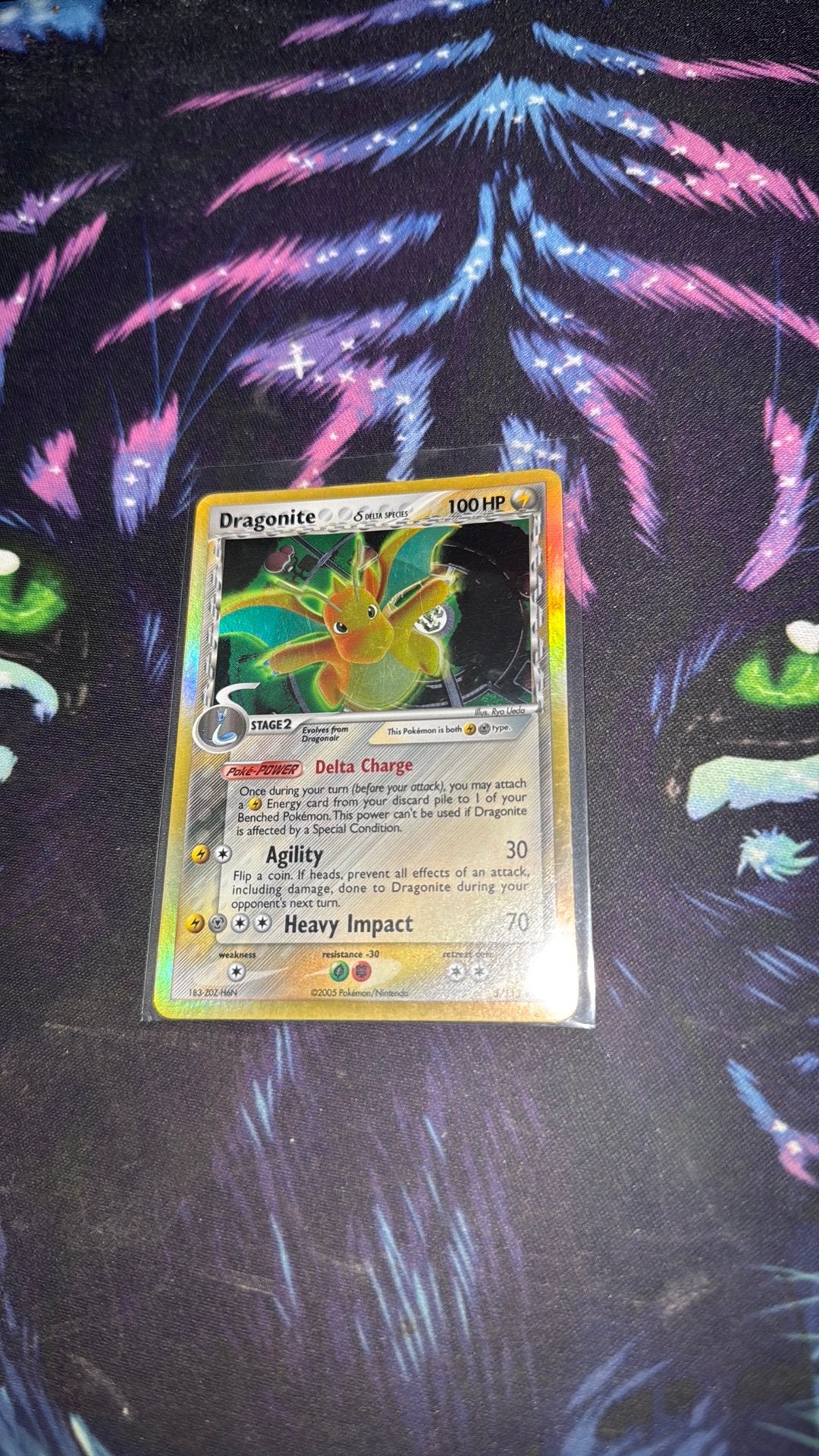 Dragonite delta species holo 3/113, Ophalen of Verzenden, Zo goed als nieuw