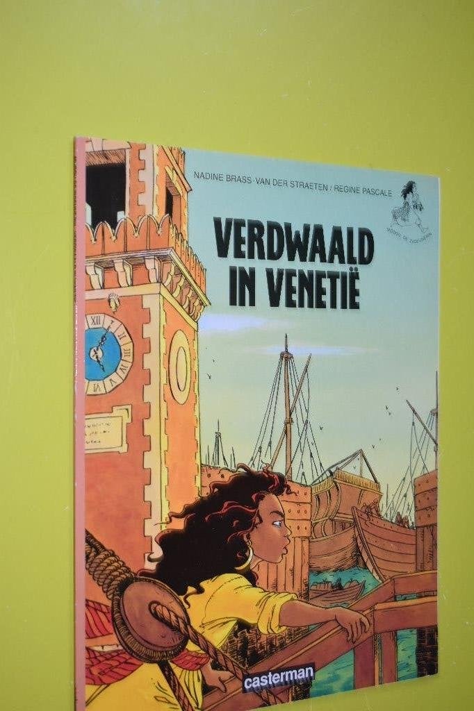 STRIP- Verdwaald in Venetië- 1991- 1e druk- z.g.a.n.-, Eén stripboek, Ophalen of Verzenden, Zo goed als nieuw, N. Brass