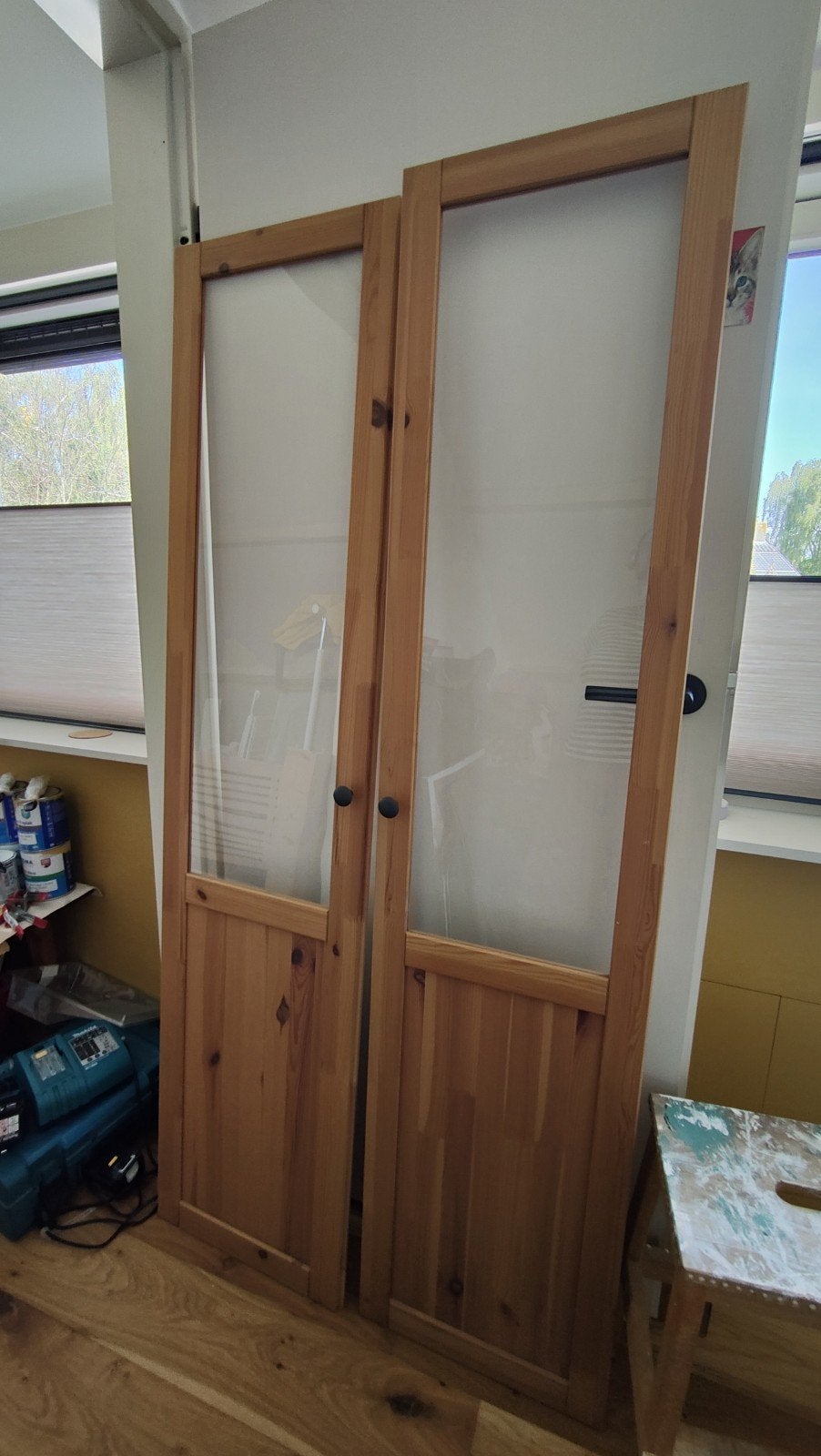 vitrine deuren Hemnes boekenkast, Huis en Inrichting, Kasten | Boekenkasten, Ophalen