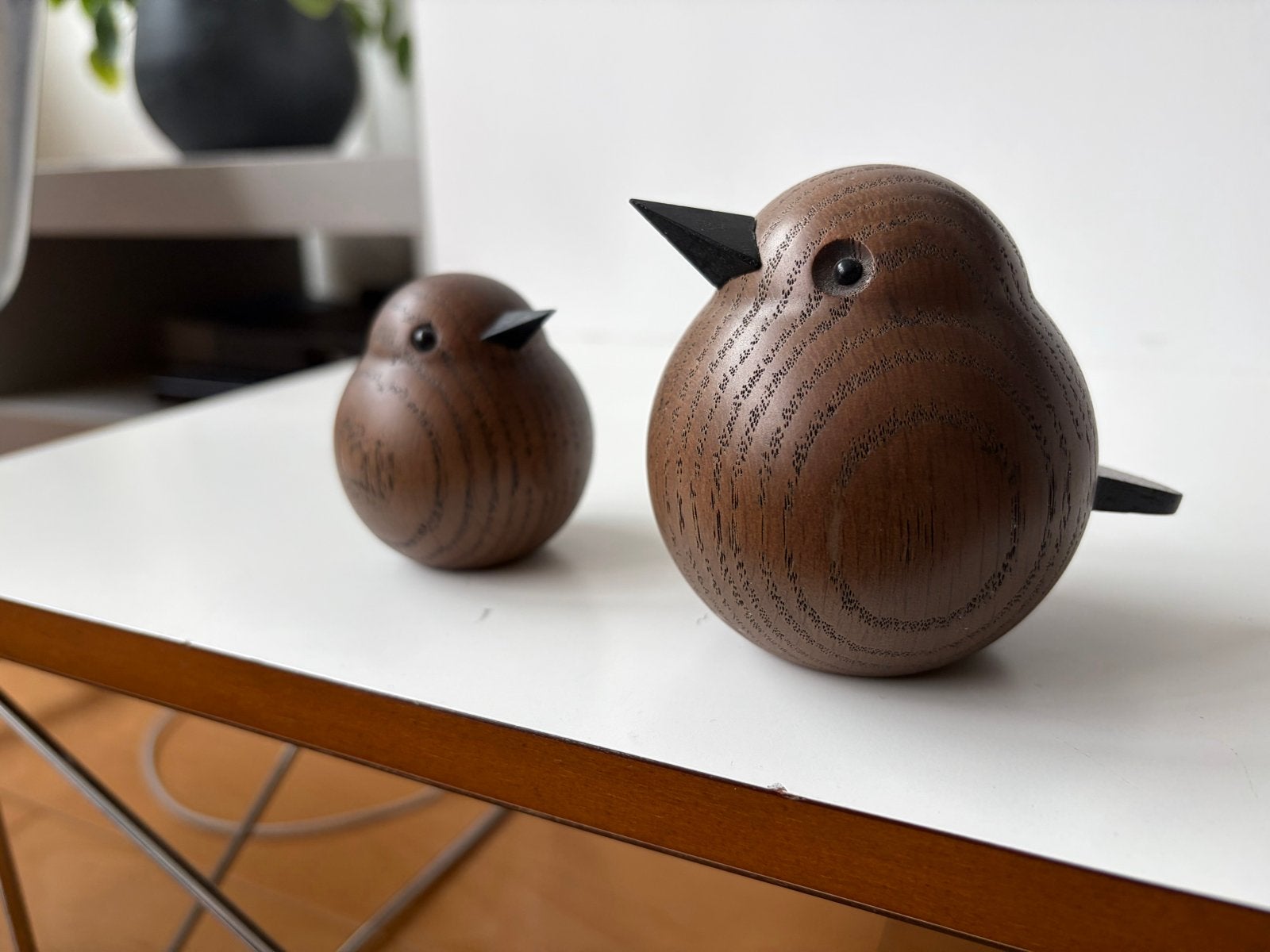 Novoform houten mussen, baby en vader/moeder, Hout, Ophalen of Verzenden, Zo goed als nieuw, Scandinavisch