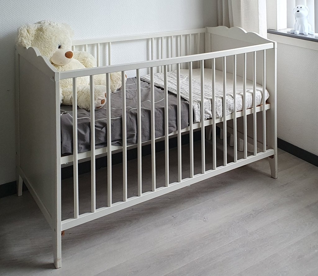Multifunctioneel wit kinderledikantje, 120x60 cm (Utrecht), Ophalen, Gebruikt, Ledikant