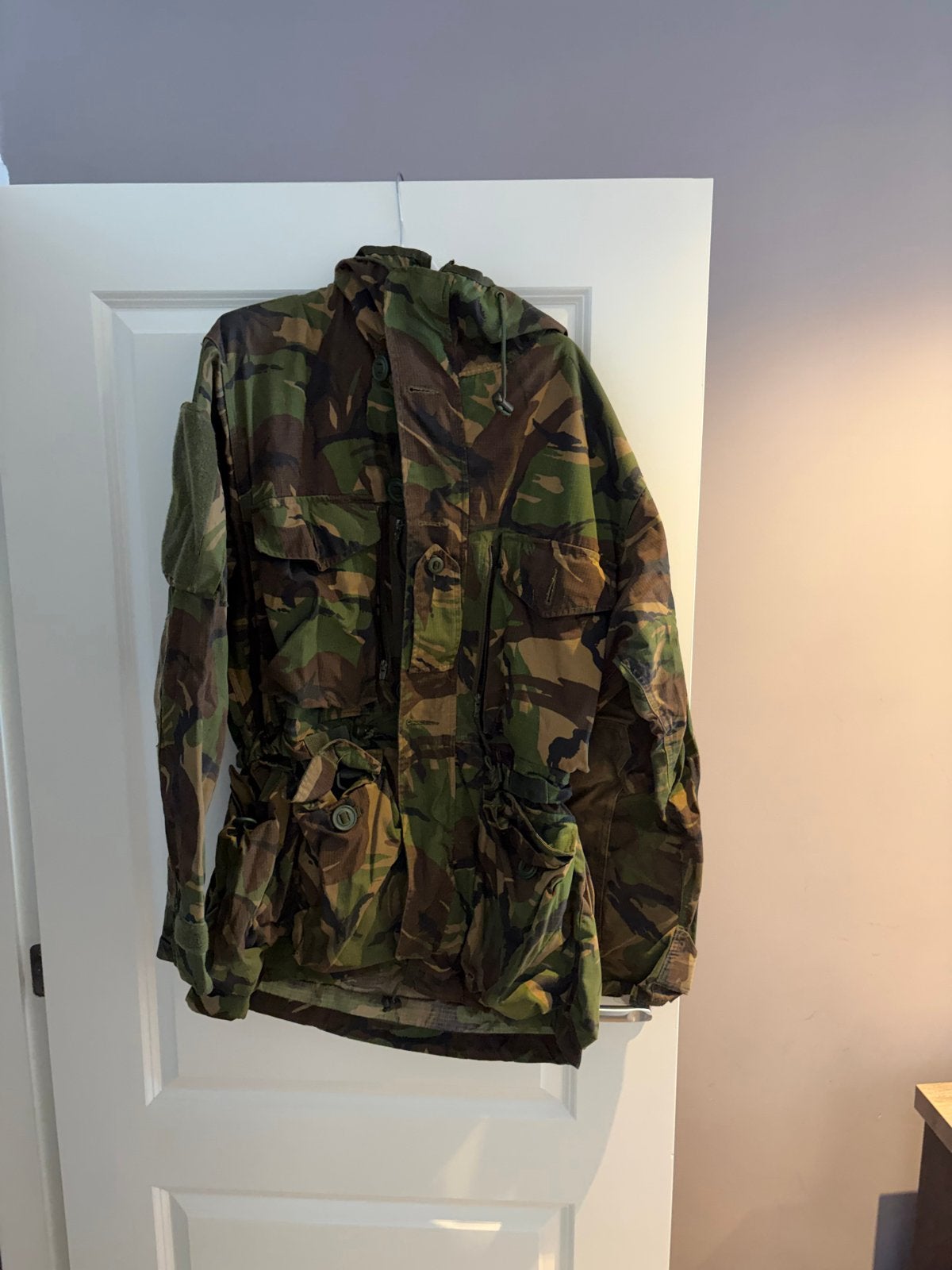 Camouflage jas - Legerprint - Maat L, Ophalen of Verzenden, Gedragen, Maat 52/54 (L), Groen