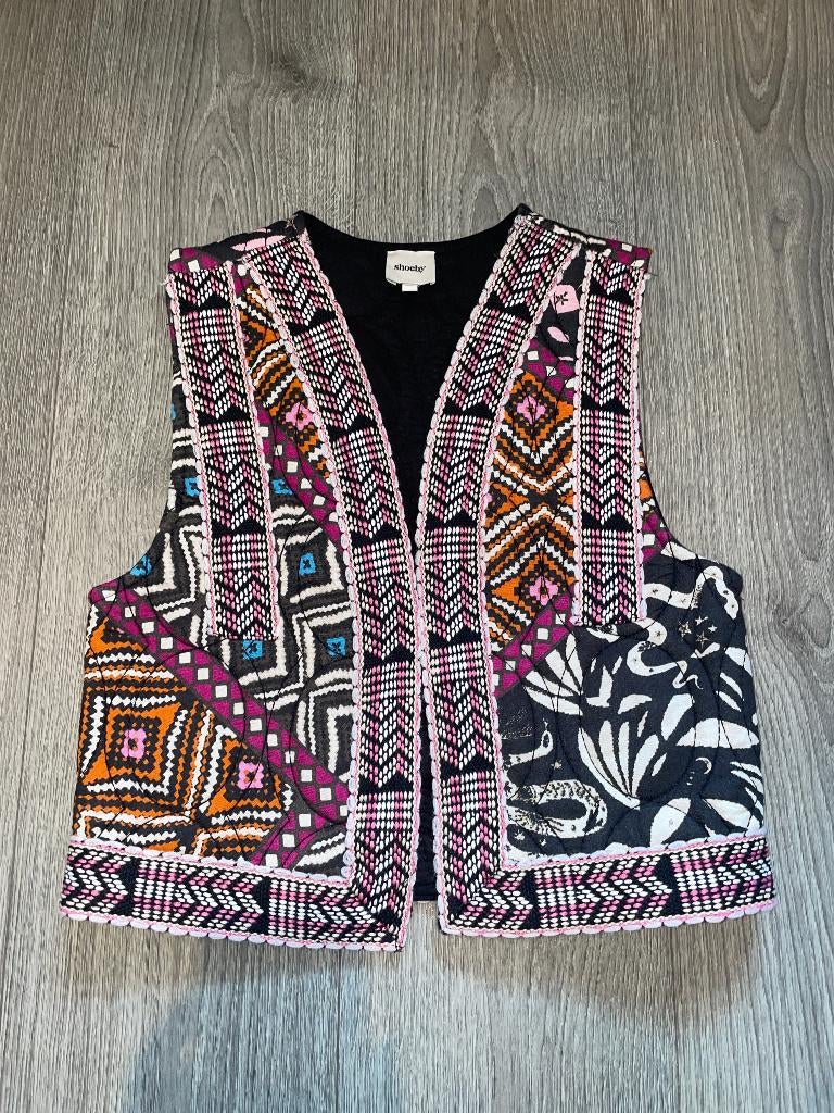 SHOEBY meisjes boho ibiza gilet bodywarmer mt 146 / 152, Kinderen en Baby's, Kinderkleding | Maat 146, Meisje, Trui of Vest, Ophalen of Verzenden