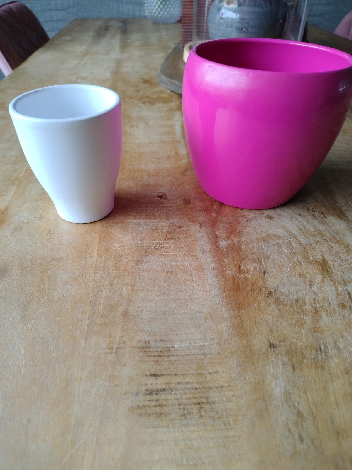 2 bloempotten voor binnen. gratis!, Ophalen