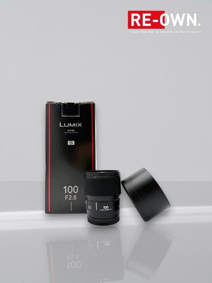 PANASONIC LUMIX S 100MM F/2.8 MACRO | L-MOUNT | DOOS | BTW, Audio, Tv en Foto, L-mount, ,, Ophalen of Verzenden, Zo goed als nieuw
