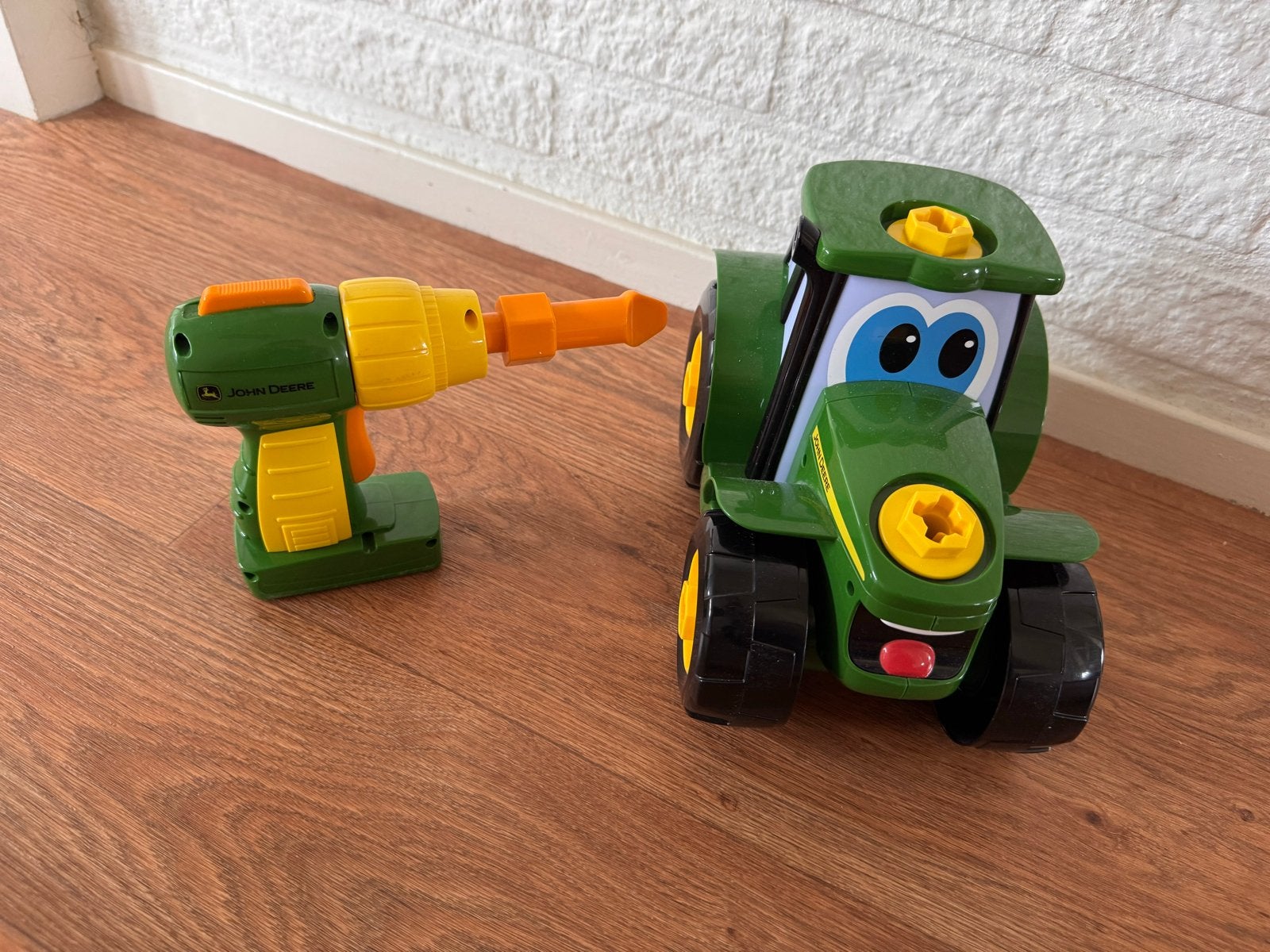 John Deere Kinder Tractor met Boormachine, Ophalen, Gebruikt