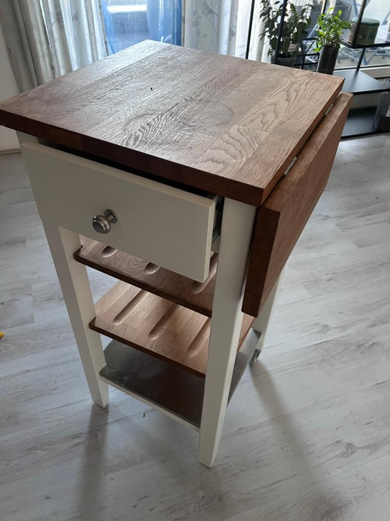 Ikea stenstorp keuken trolley / roltafel, Ophalen, Gebruikt, 50 tot 100 cm, Tot twee personen