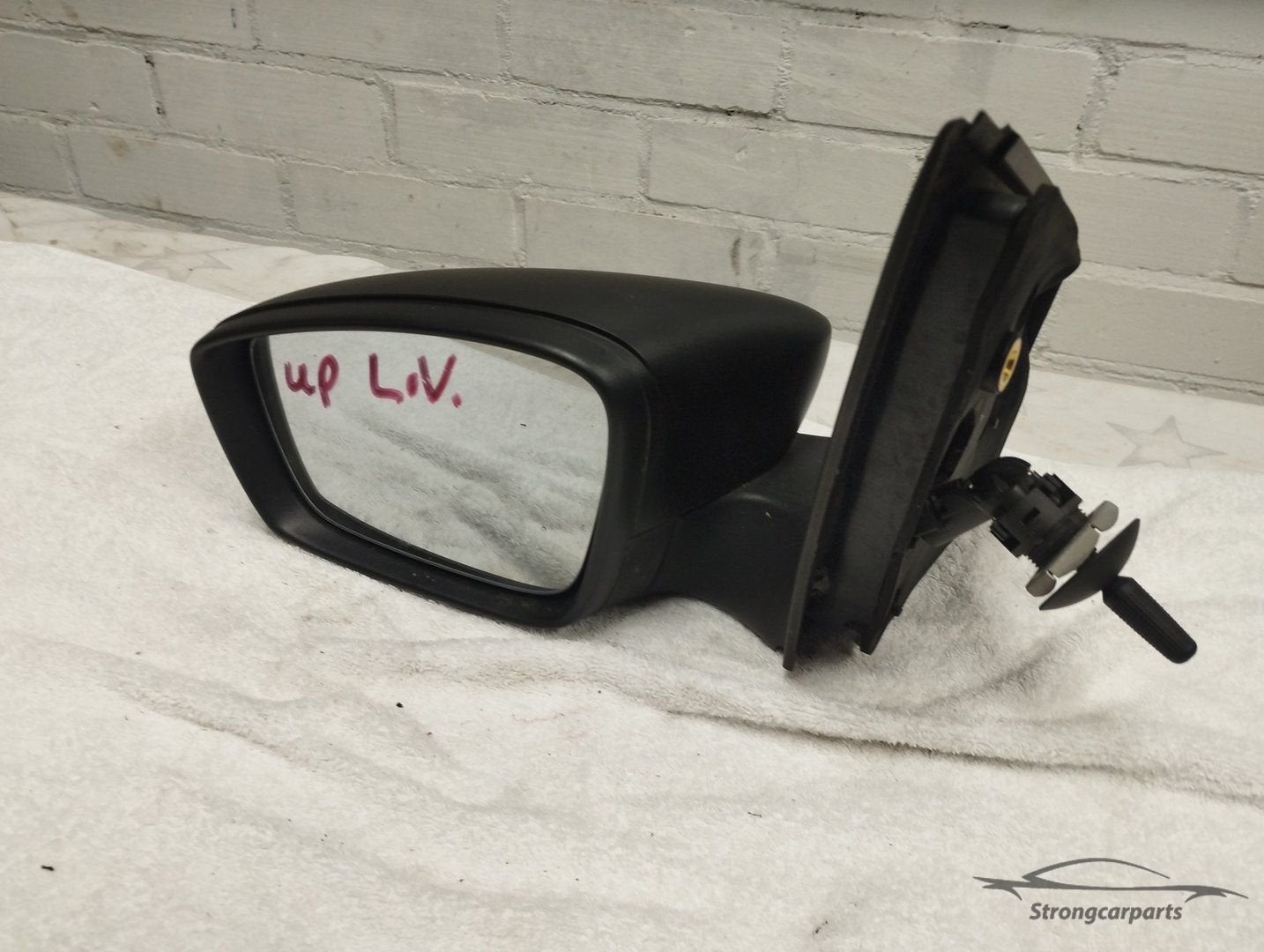 Buitenspiegel VW Up links handbediend zwart 1S1857501BH, Auto-onderdelen, Gebruikt, -, Volkswagen, -