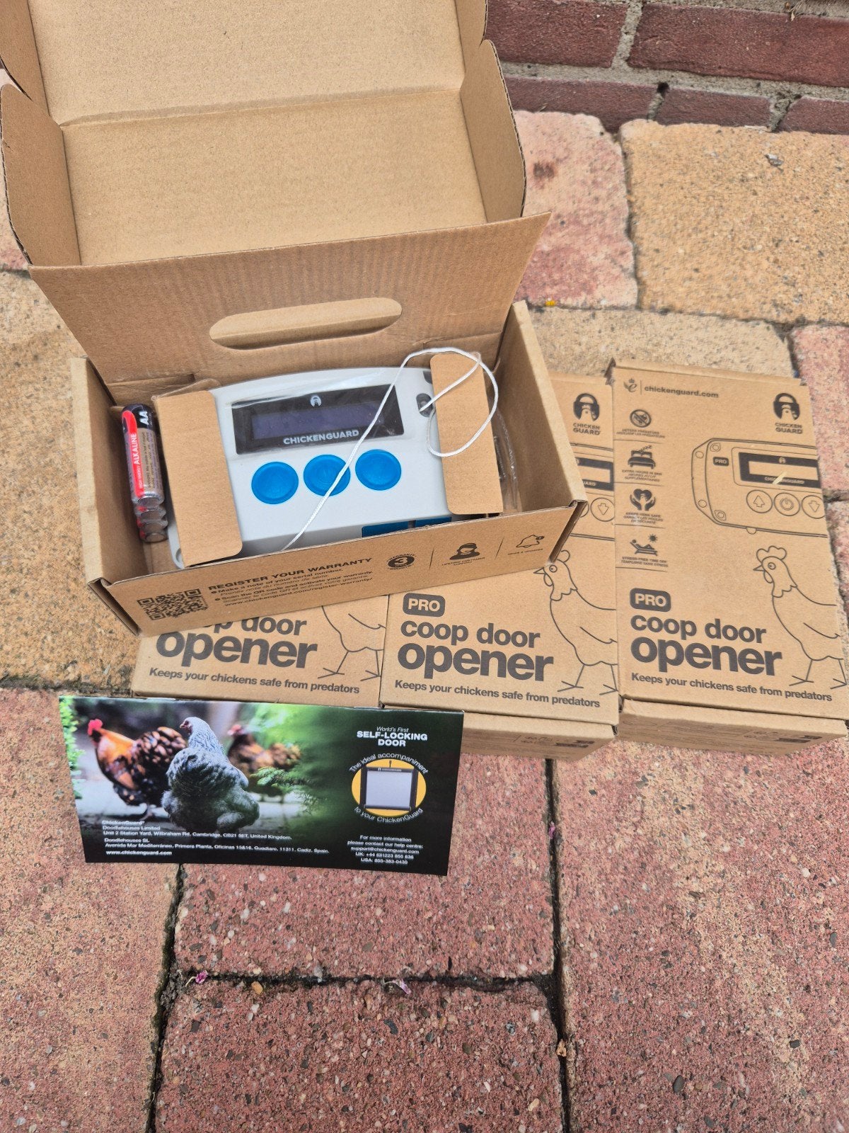 automatische kippendeur, Dieren en Toebehoren, Ophalen of Verzenden, Nieuw, Drinken en Voederen