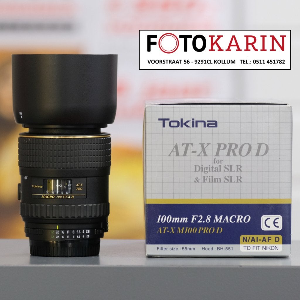 Tokina 100mm f2.8 Macro AT-X PRO D Nikon F|Foto Karin Kollum, Tokina, Ophalen of Verzenden, Zo goed als nieuw, X