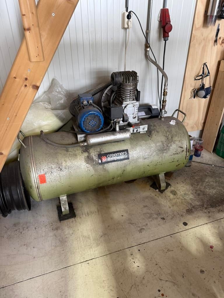 Creemer compressor, Doe-het-zelf en Verbouw, Compressors, Ophalen of Verzenden, Zo goed als nieuw