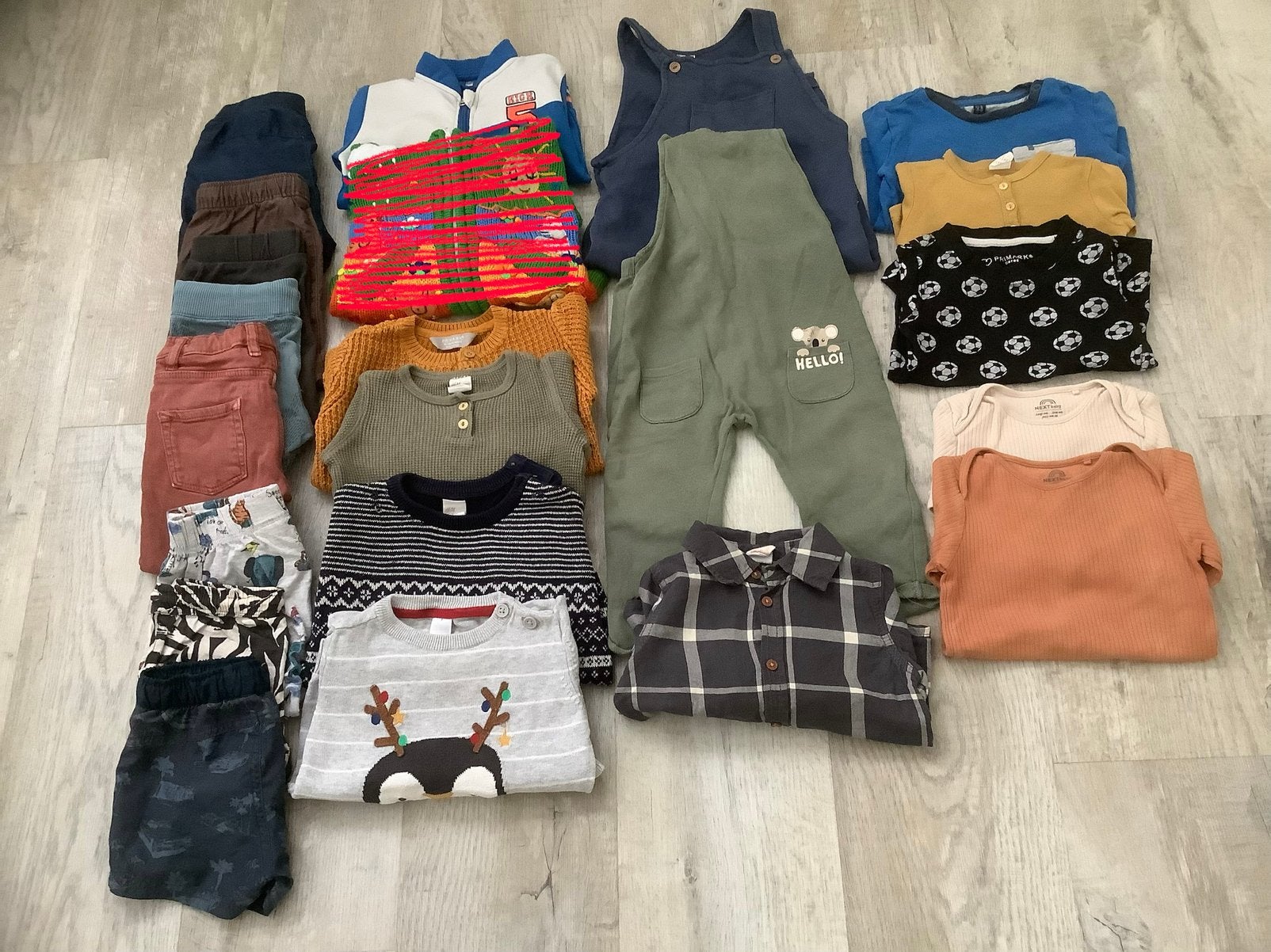 Kledingpakket Jongens maat 86, o.a.Zara, Name It, H&M- 21 st, Ophalen of Verzenden, Gebruikt