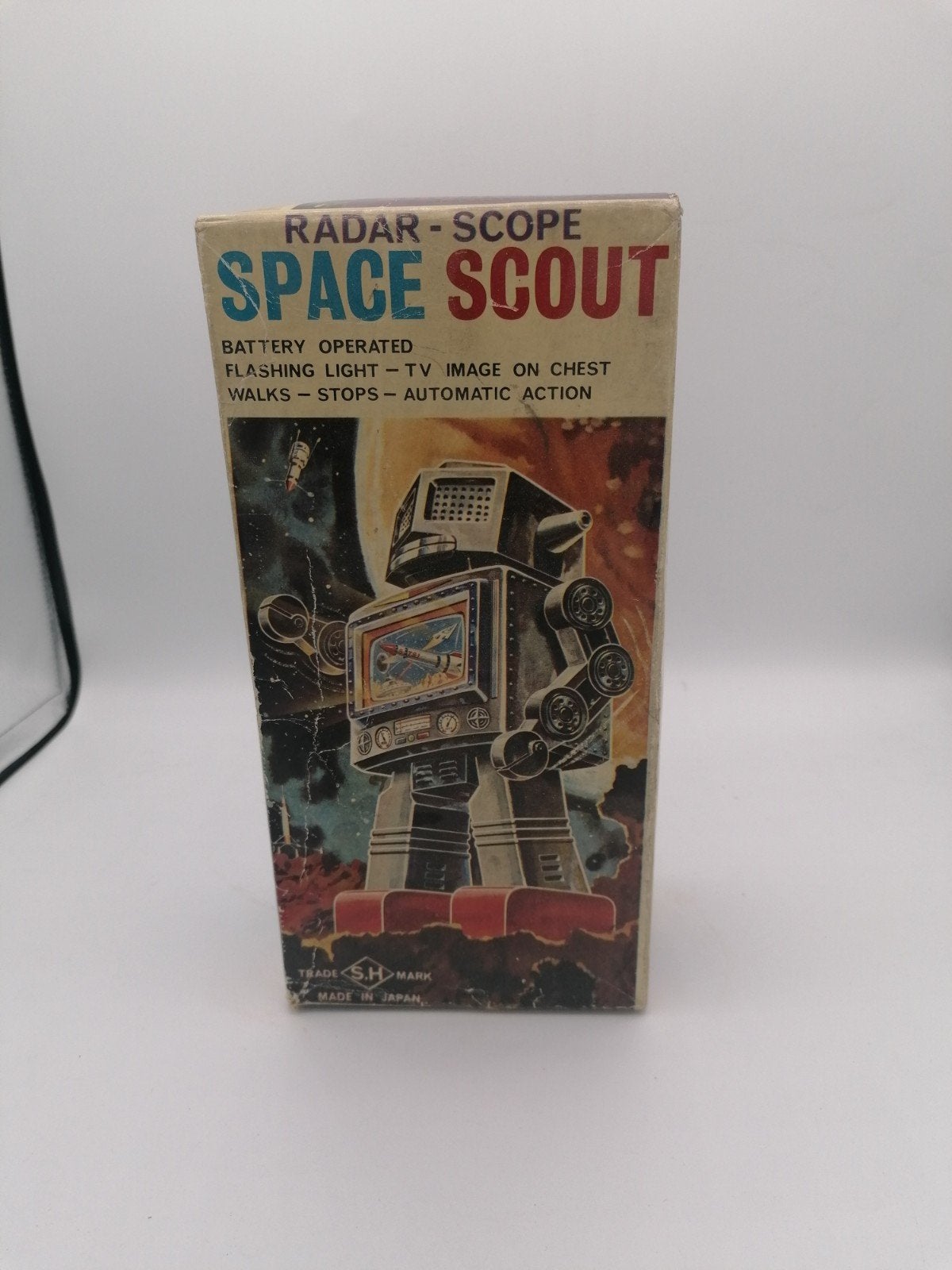 Space Scout Radar Scope robot made in Japan, ongeveer 30 cmk, Ophalen of Verzenden
