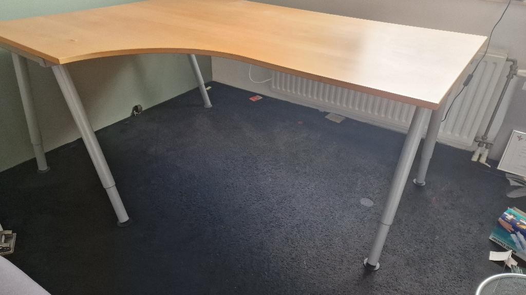 Bureau/ werkblad, Ophalen, 160 cm, Gebruikt, 120 cm