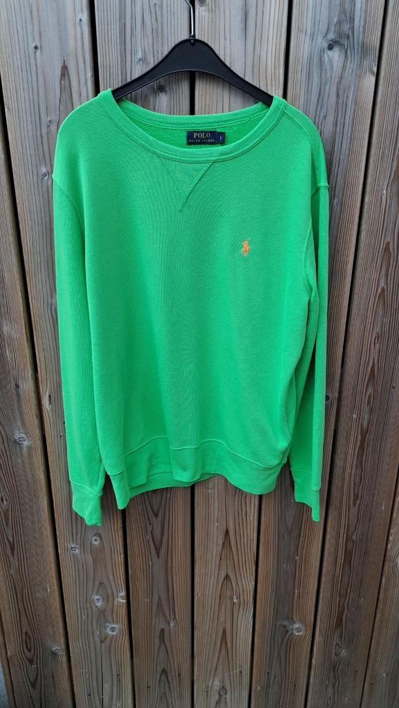 Polo Ralph Lauren sweater groen maat L, Maat 52/54 (L), Ophalen of Verzenden, Groen, Polo Ralph Lauren