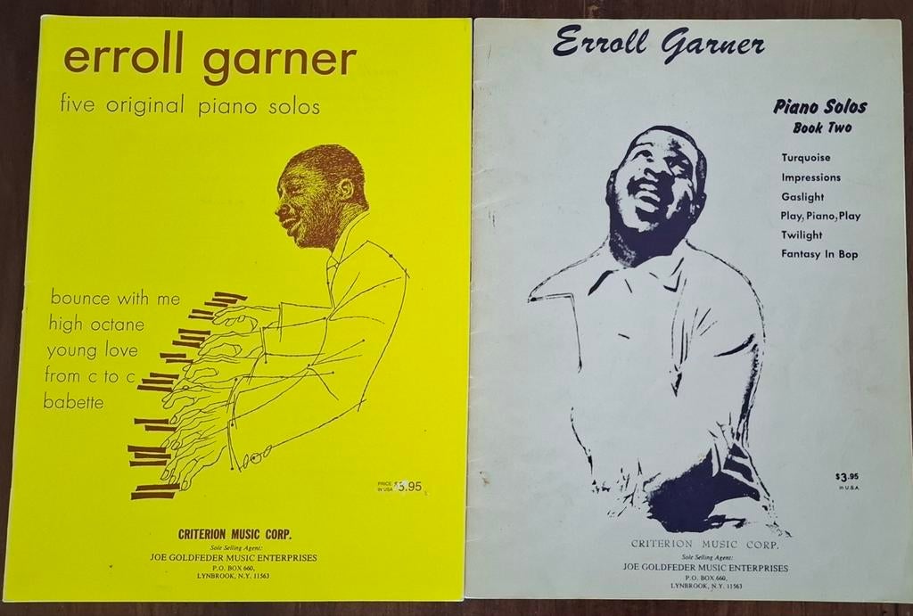 Bladmuziek Erroll Garner 5 original piano solo's Book 1 & 2., Gebruikt, Ophalen of Verzenden, Artiest of Componist, Jazz